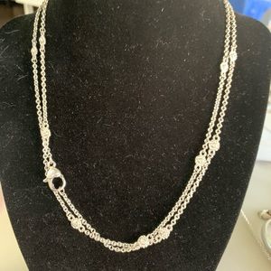 Judith Ripka necklace silver